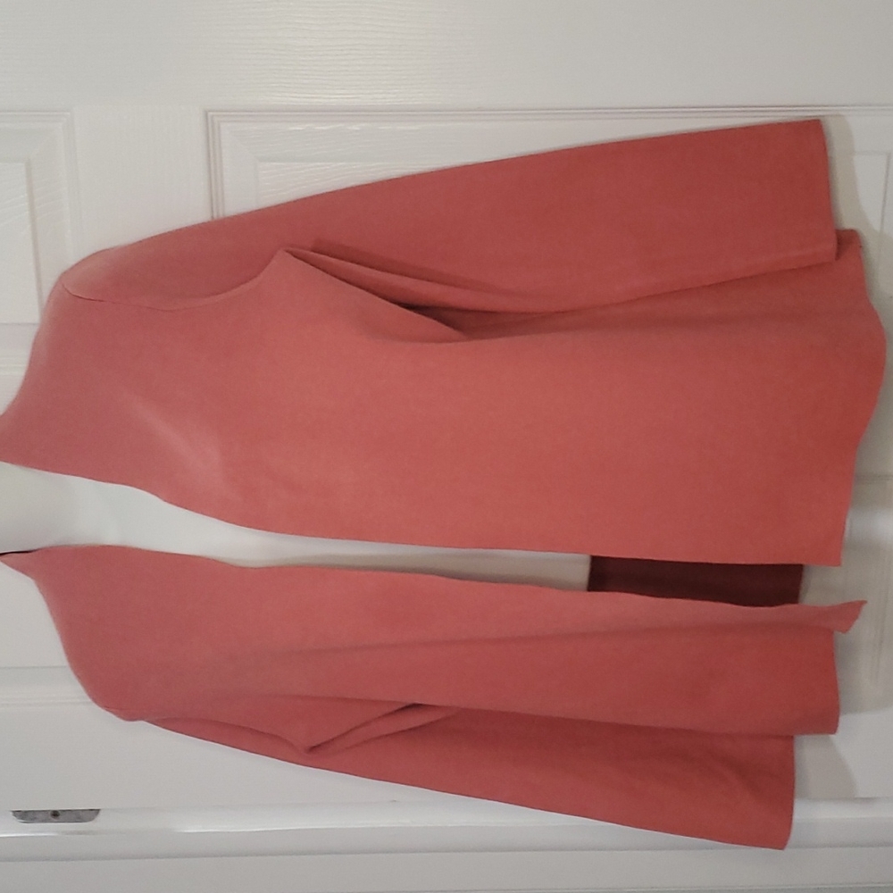 VTG STEFANEL ITALIAN YARN OPEN FRONT LONG SLEEVE JACKET/ BLAZER (LARGE)